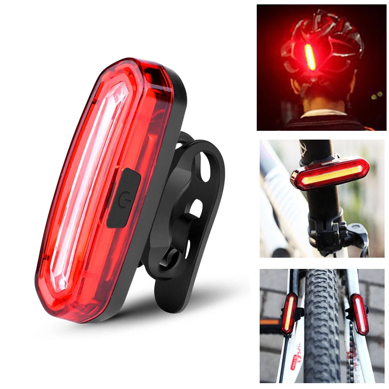 Rechargeable Rear Lights Bicycle Bicycle Tail Light Rechargeable