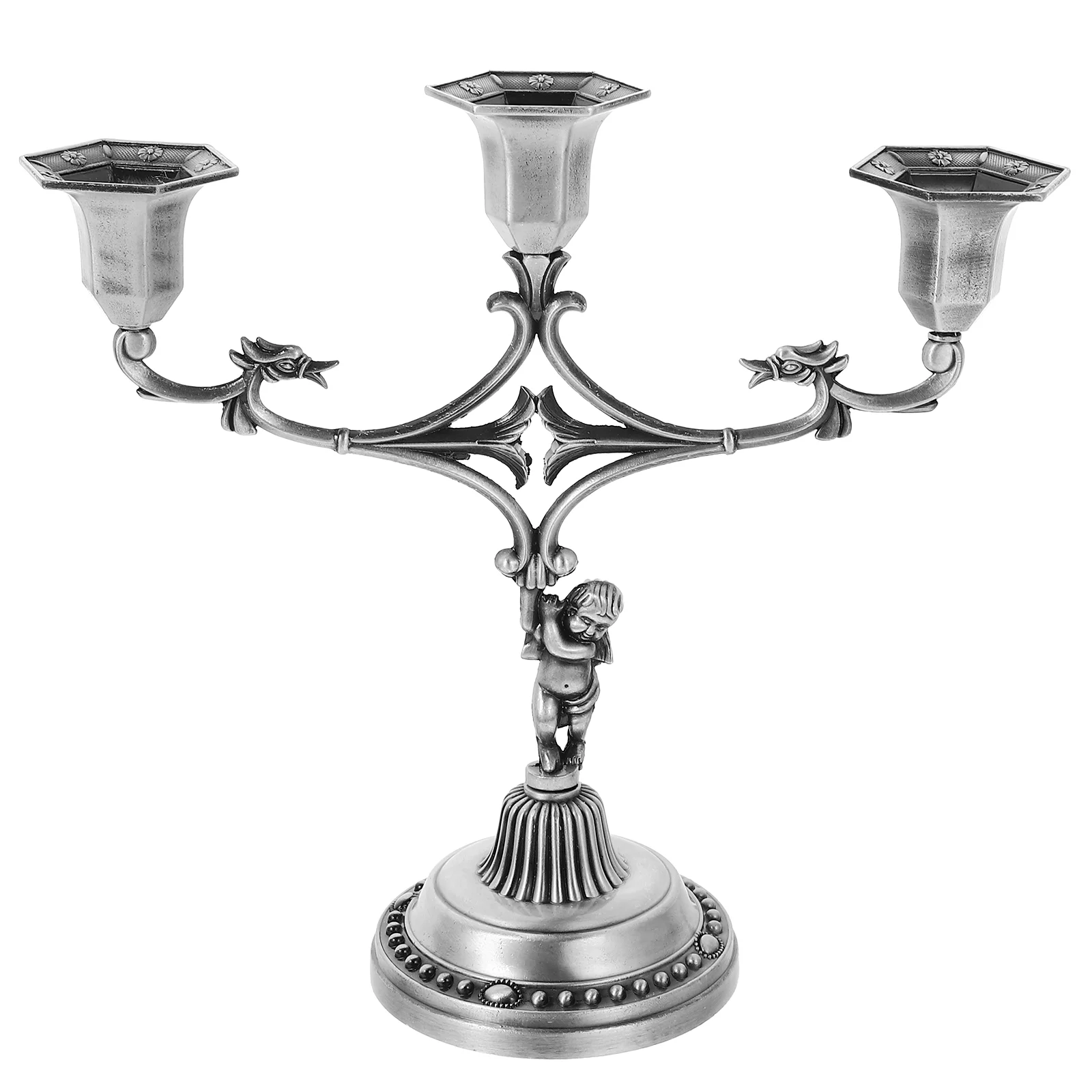 

Home Retro Decoration Holder (Vintage Tin) for Wedding Party Candlestick