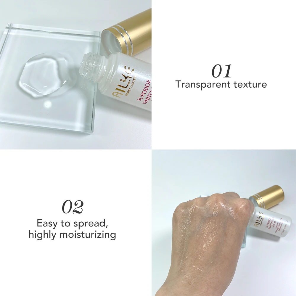 AILKE Superior Lighten Vitamin C Face Serum, Moisturizes, Hydration, Remove Hyperpigmentation, Black Spots, Freckles, Clean Skin