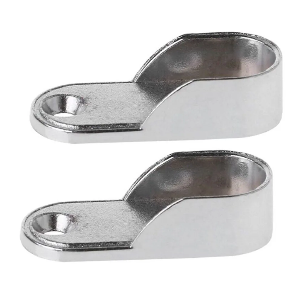 Wardrobe Clothes Tube Support Closet Rod Pole End Bracket Holder 10pcs Cupboard Furniture Hardware Hanging Clothes Rod Holder shelf support,folding shelf bracket,shelf bracket,tv wall mount bracket