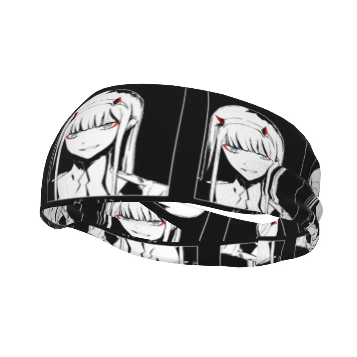 

Zero Two Darling In The Franxx Bike Cycling Sweatband Sweat Headbands Gym Fitness Head Sweat Bandages Headwear Sweat Wash Bands