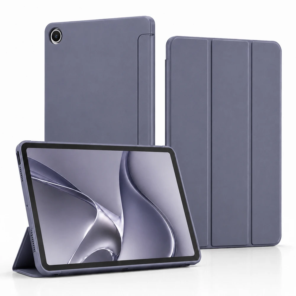 Slim TriFold Stand TPU Soft Back Cover