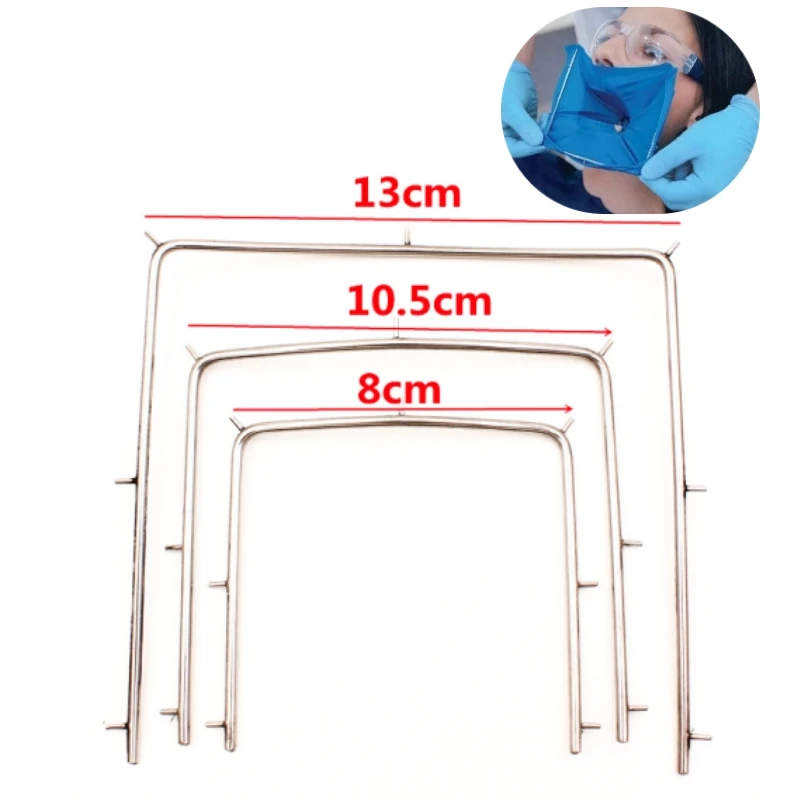 

Stainless Steel Dentistry Dental Rubber Dam Frame Holder Instrument Dentistry Oral Barrier For Support Mouth Dental Tools