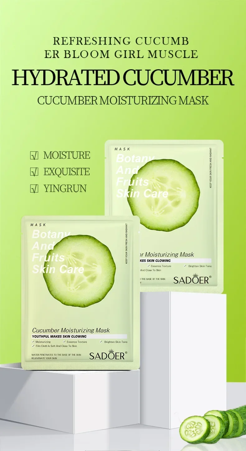 Description Picture 5 of item8pcs Natural Plant Face Mask Beauty Skincare Facial Masks Moisturizing Firming Hydrating Facial Mask Face Care Korean Cosmetics