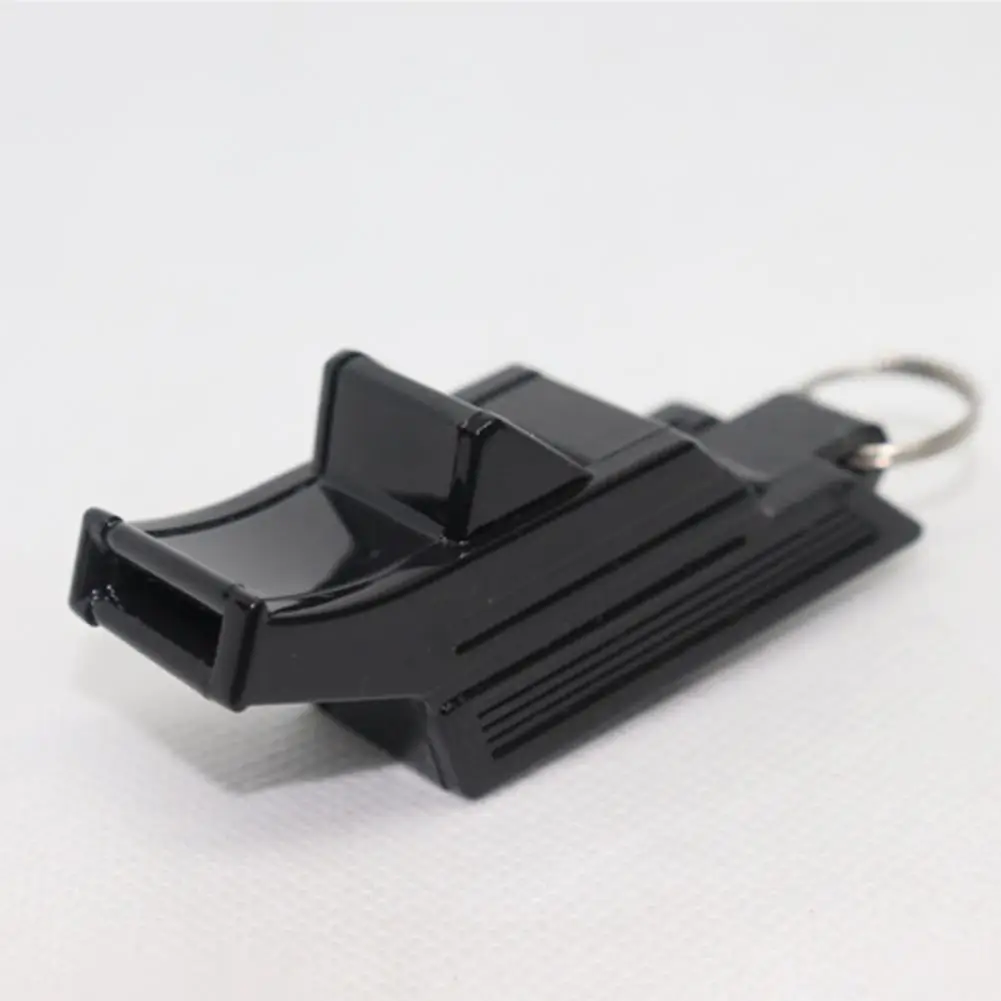 Sports Whistle ABS Black Color Professional Soccer Referee Whistle High Decibel Durable Reusable Safety Hiking 1 Set