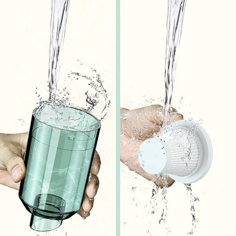 무선 핸드헬드 진공 청소기, 강력한 진공 청소기, 접이식 집진기, LED 자동차 필터 포함