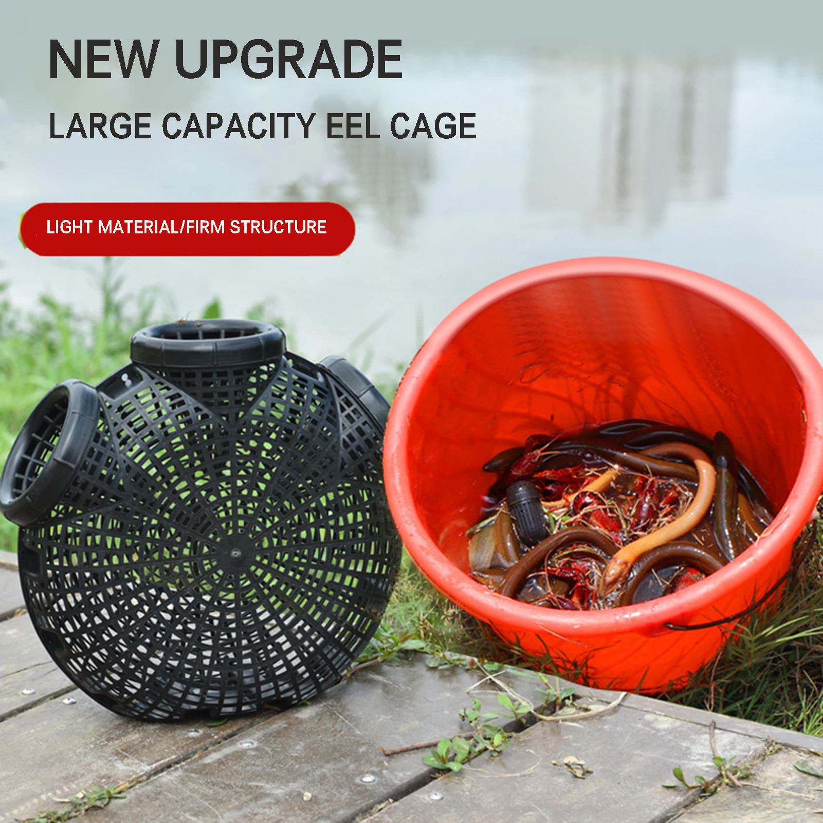 Mesh For Fishing Net/Tackle/Cage Folding Crayfish Catcher Casting/Fish  Network Crab/Crayfish/Shrimp/Smelt/Eels Fishing Traps
