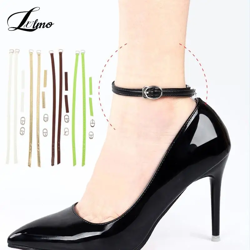 

Girl Shoelaces Fashion Women Bundle Shoelaces For High Heel Anti-Skid Invisible Ankle Adjustable Shoes Belt Shoes Accessories