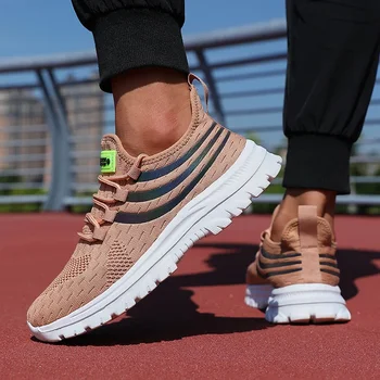 أحذية رياضية خفيفة الوزن جيدة التهوية للرجال ، رياضة ، رياضية ، كاجوال ، جري ، مشي ، أحذية تنس ، موضة