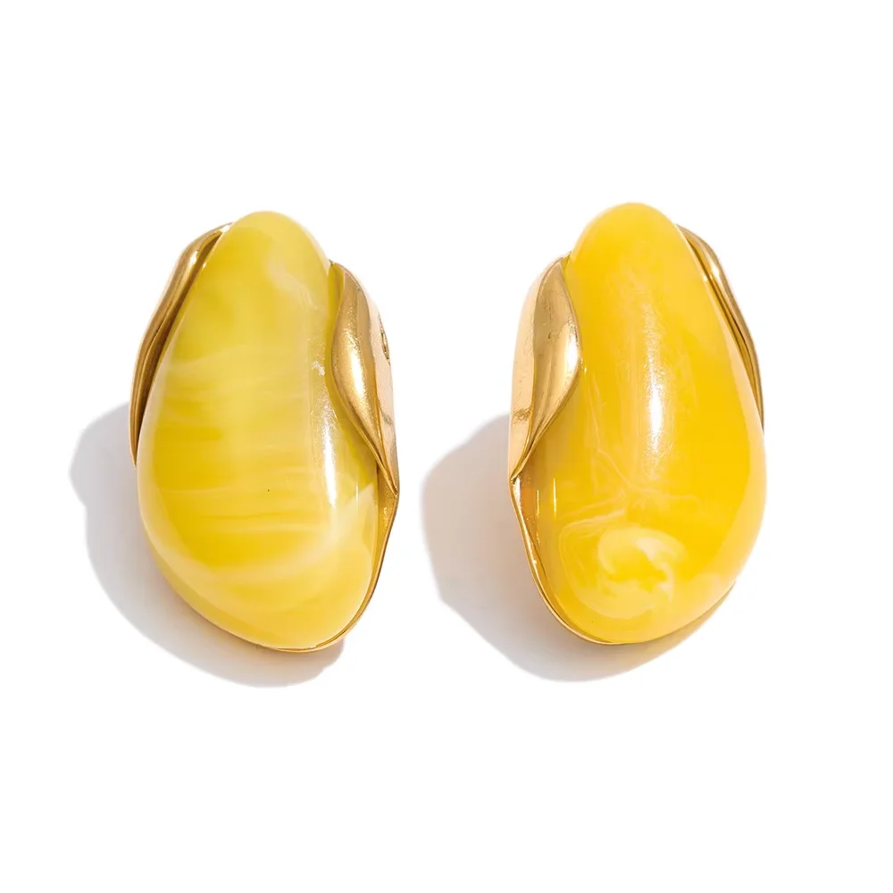 Earrings Yellow