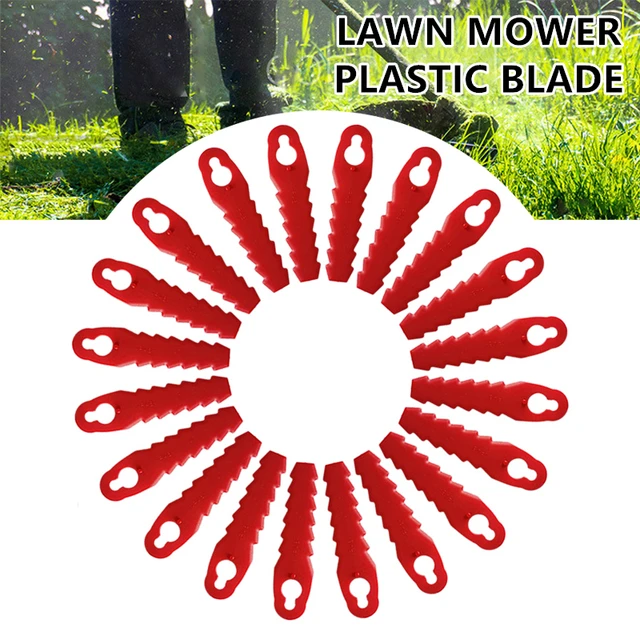 Műanyag Fűnyíró Vágó Pengék Füves Trimmer 10*5 Mm -Es Fűnyírók Kerti Kellékek Számára - Image 3
