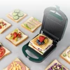 Electric Sandwich Maker Egg Omelette Pan with Non-Stick Coating Light Food Making Machine Portable Multifunctional for Breakfast 4