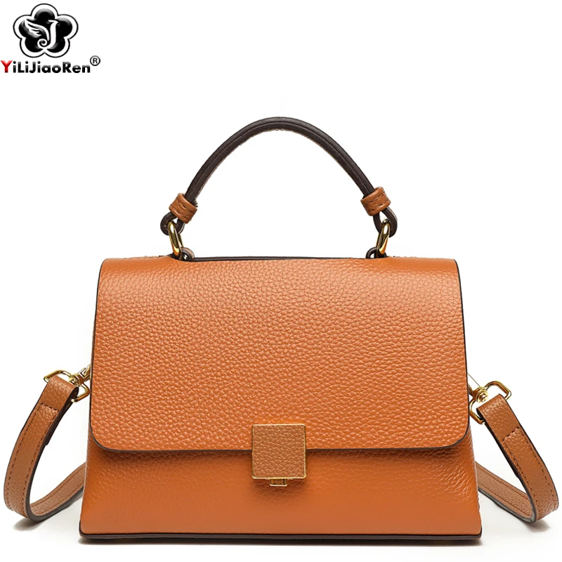 

Luxury Handbag and Purse Women Genuine Leather Shoulder Bag for Ladies Designer Fashion Small Messenger Croosbody Bag Female
