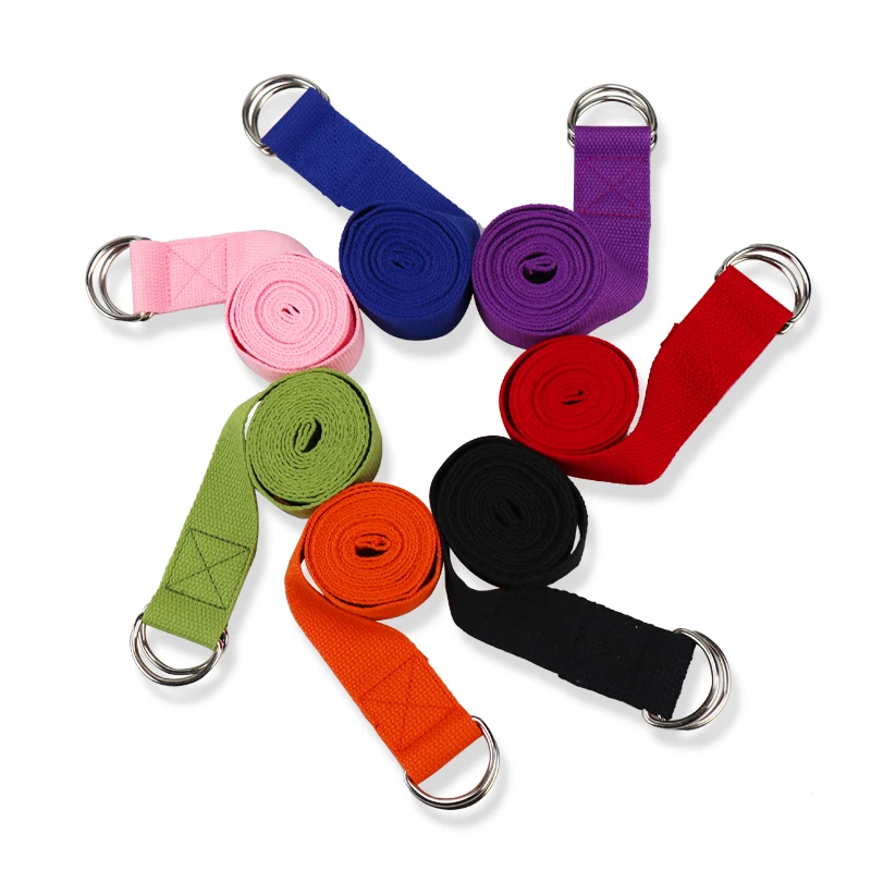 Description Picture 4 of itemYoga Stretch Strap D-Ring Belt Fitness Gym Rope Legs Resistance Bands