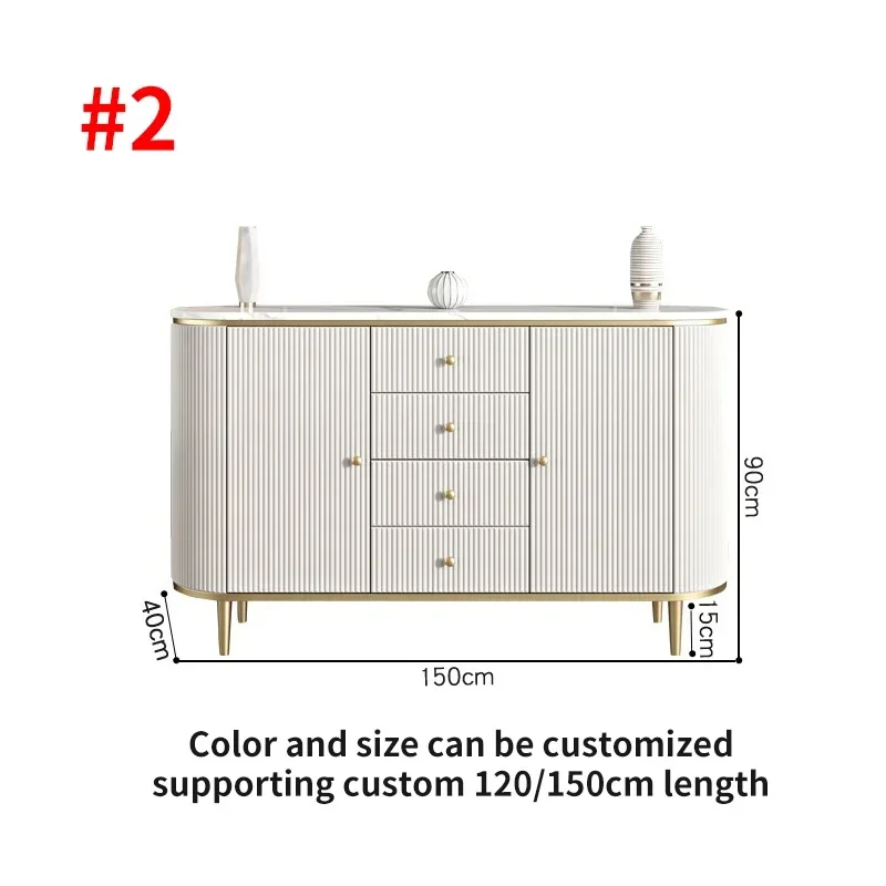 Credenza Display Cabinet Home Furniture Kitchen Alacena Showcases Sideboard Button Sideboards Vitrinas Dining Room White China