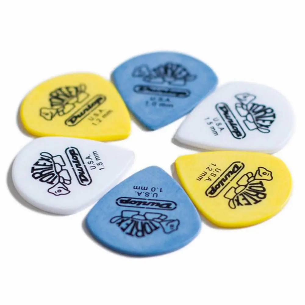 10Pcs ABS Material Anti-slip Style Multicolors Triangle Electric Guitar Picks Plectrum Thickness Guitar Accessories Music Picks