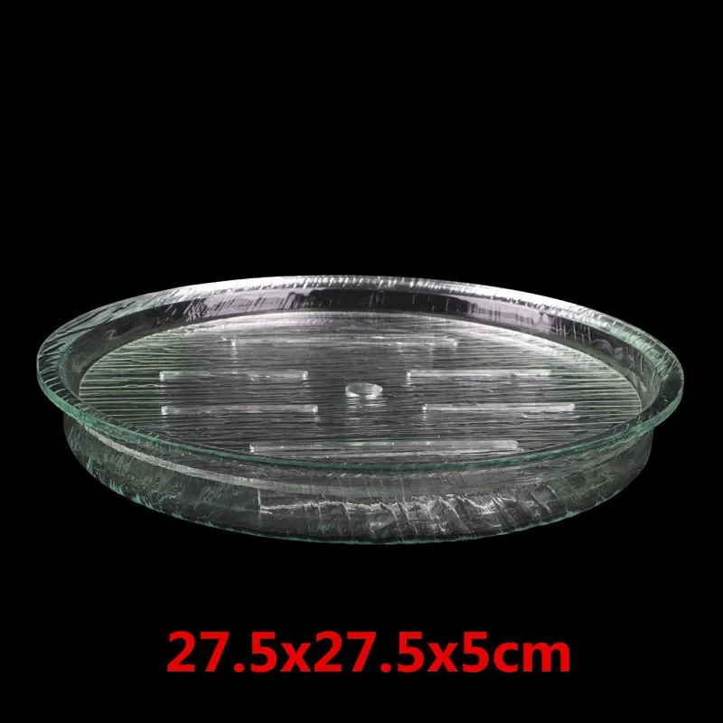 transparent Acrylic sashimi ice tray Japanese Korean sushi fruit plate seafood sashimi platter dry tray salmon seafood tool