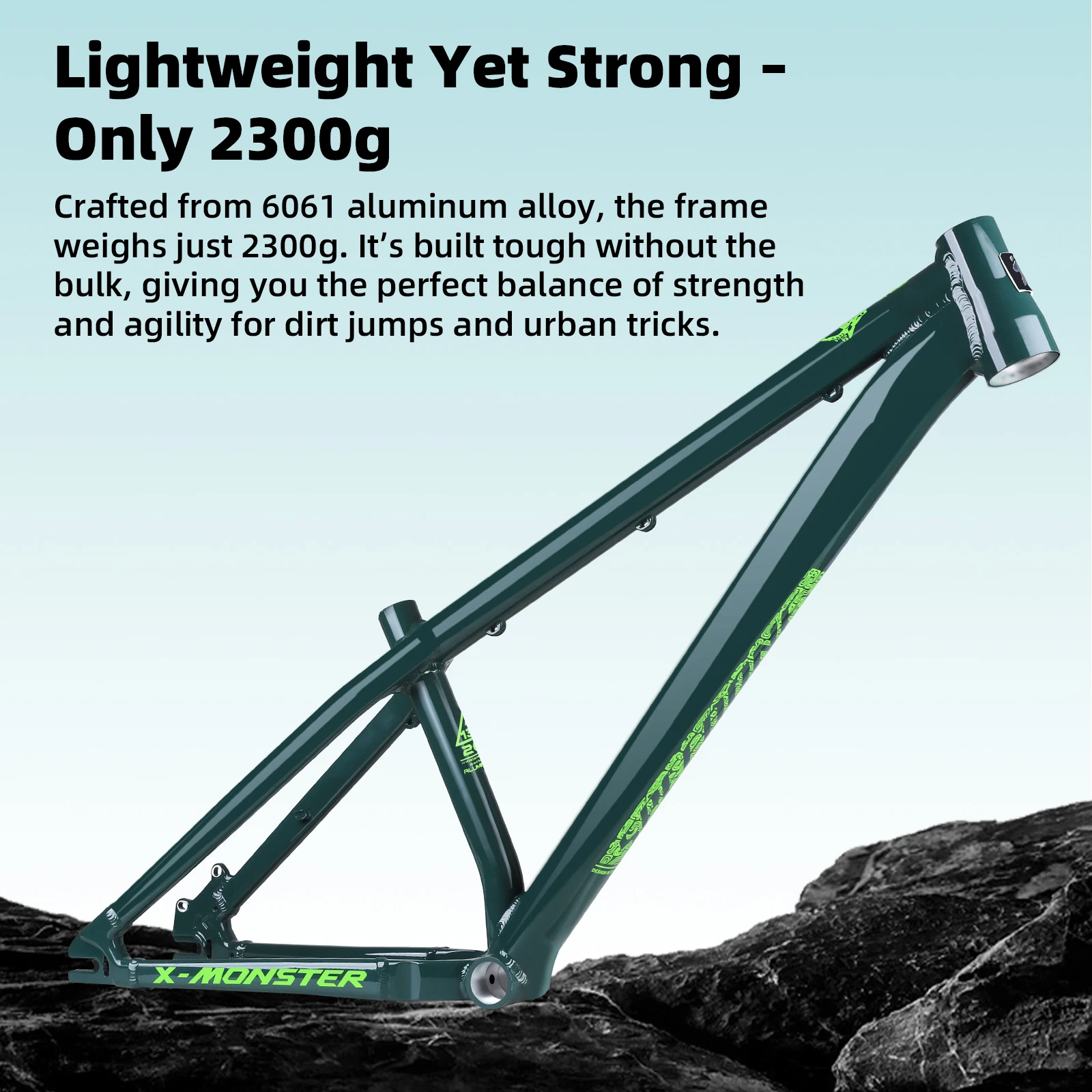 SPEEDONE X-MONSTER Dirt Jump Frame, 26