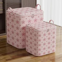 Foldable Clothes Storage Bag Wardrobe Dustproof Closet Organizer  With Handle Quilt Blanket Pillow Quilt Storage Container Bag 1