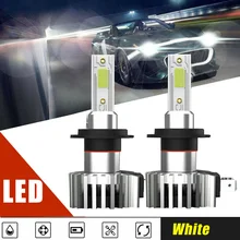 

2Pcs H7 12V LED Car Headlight Super Bright Bulbs Kit White 6000K 2200W 7000LM Hi/Lo Lights Fog Light Headlight Lamps Car Light