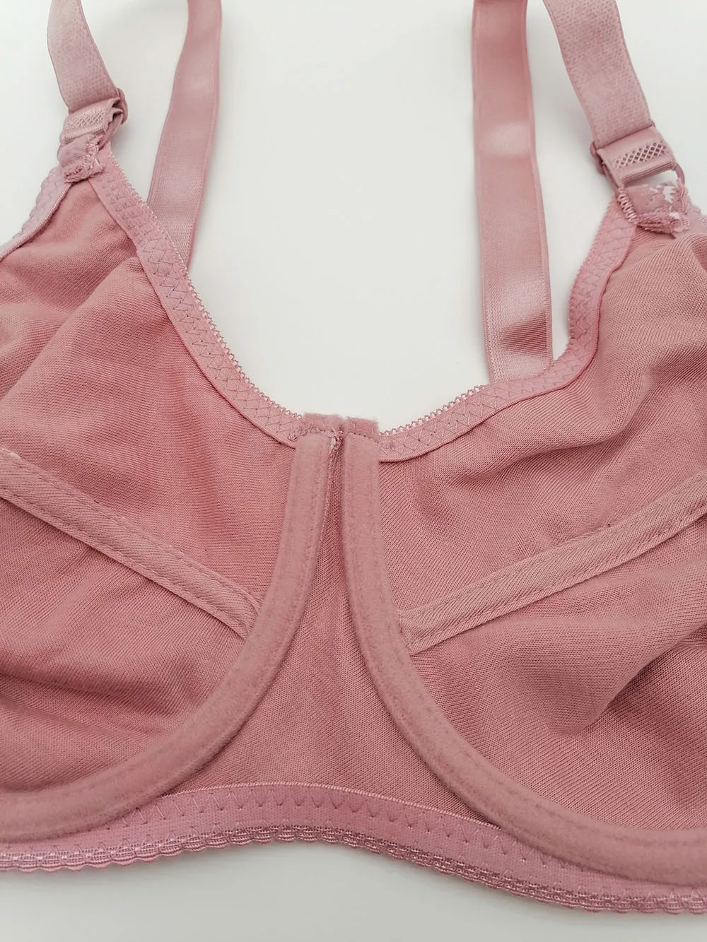 Comfortable Cotton Bras for Women C D E F Cup Full Coverage Supportive Underwear Plus Size 38-50 48 Underwire Adjustable Bh C19