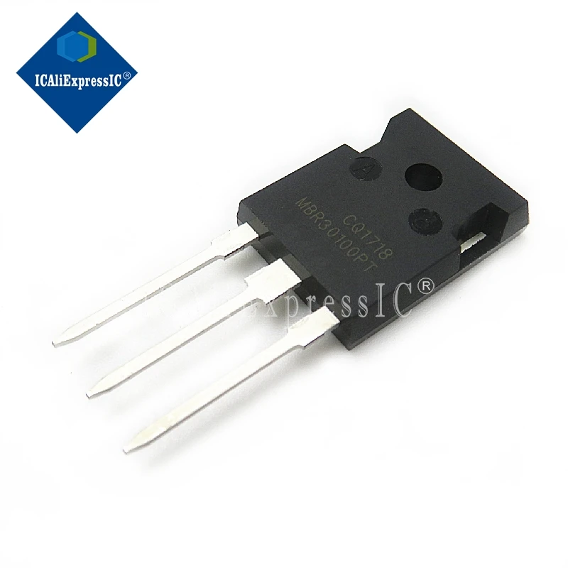 

5 шт./лот MBR30100PT TO-247 MBR30100 TO-3P 30100PT 30A 100V диод Шоттки