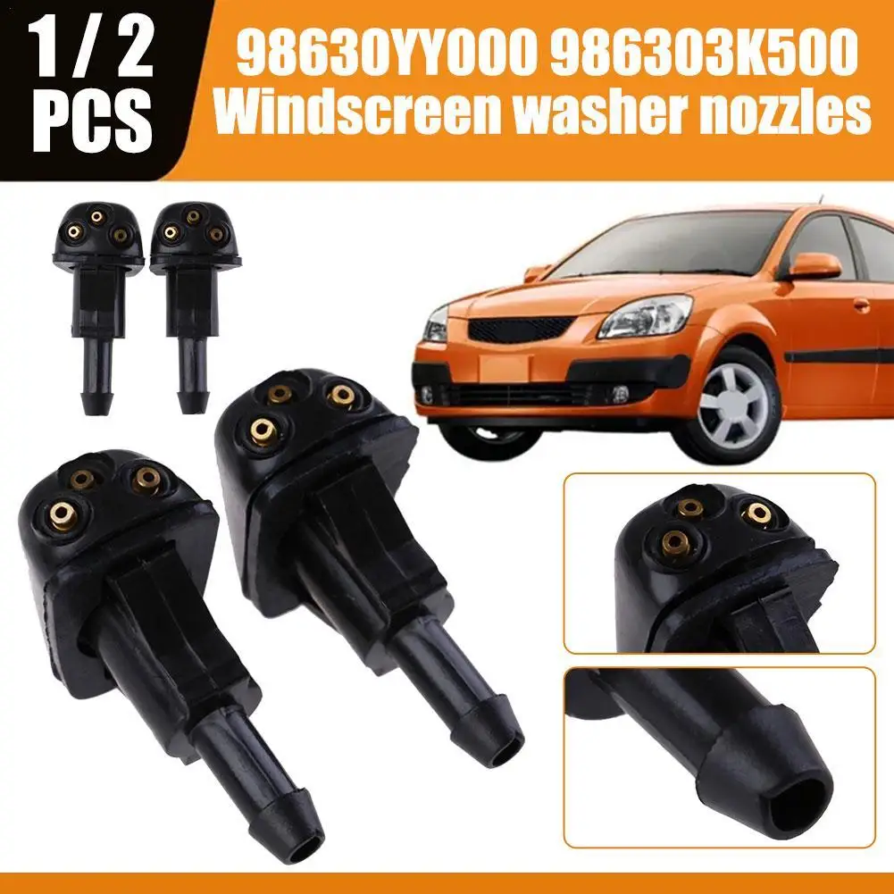 

Plastic wear-resistant spray nozzle for windshield of automobile front cover is Fit for Hyundai Accent 2003-2005
