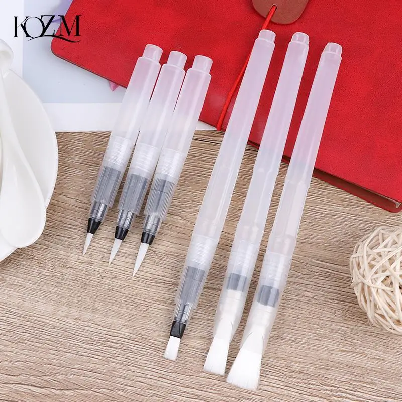 

Refillable Paint Brush Water Color Brush Soft Watercolor Brush Ink Pen For Painting Drawing Art Supplies
