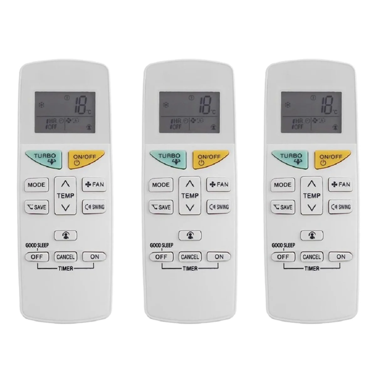 3X Per Controllo Remoto Para Daikin Aire Acondicionado Arc470A1 Arc469A5 Ftx35Jv Rx35Jv