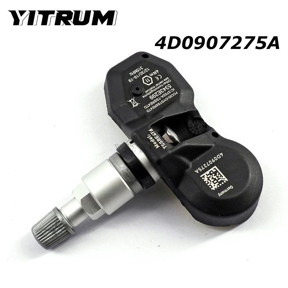 Yitrum 4D0907275A Per Vw Phaeton Audi A6 Allroad A8 S4 S8 Rs6 Bentley Continental Gt Tpms Sensore Di Pressione Dei Pneumatici 315Mhz 4 D0907275