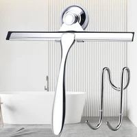 Window Wiper Silicone Rubber Shower Squeegee Blade with Suction Cup Hook Door Hanger 10'' 12'' 14'' inch Bathroom Household Tool 1