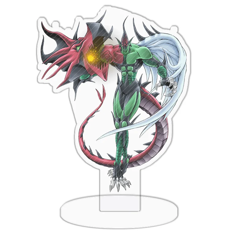 Acrylic Standing Sign: Black Rose Dragon & Dark Magician Anime Decor