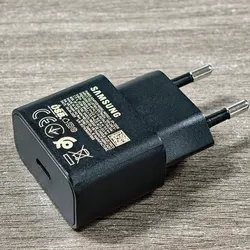 Samsung 25W Super Fast USB - C Power Adapter - Black - Charger Only