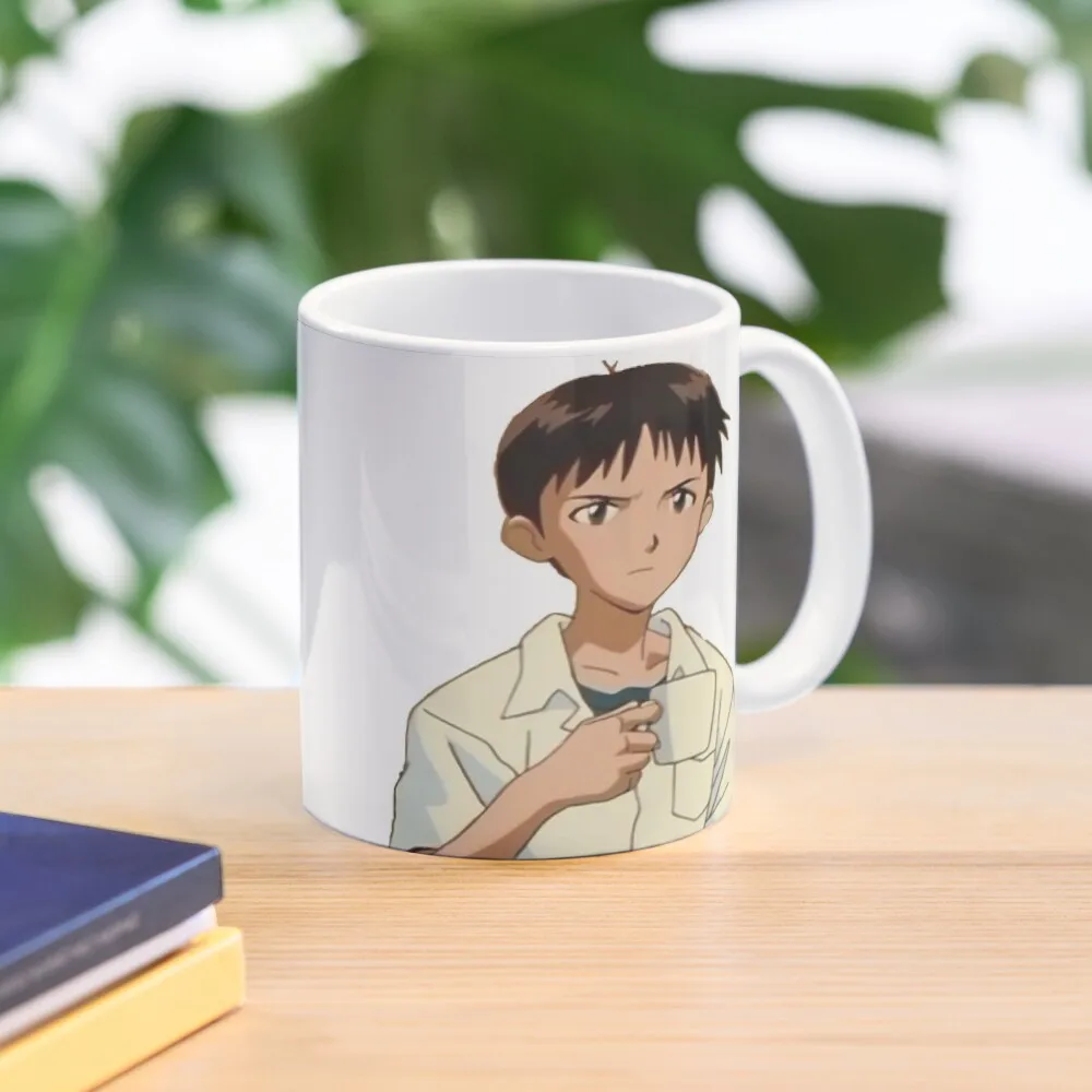 

shinji holding a mug on a mug Coffee Mug Large Cups For Cafe Funny Cups