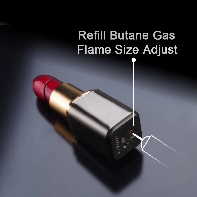 Women Cigarette Lighter Creative Handbag Lighters Mini Butane Gas  Refillable