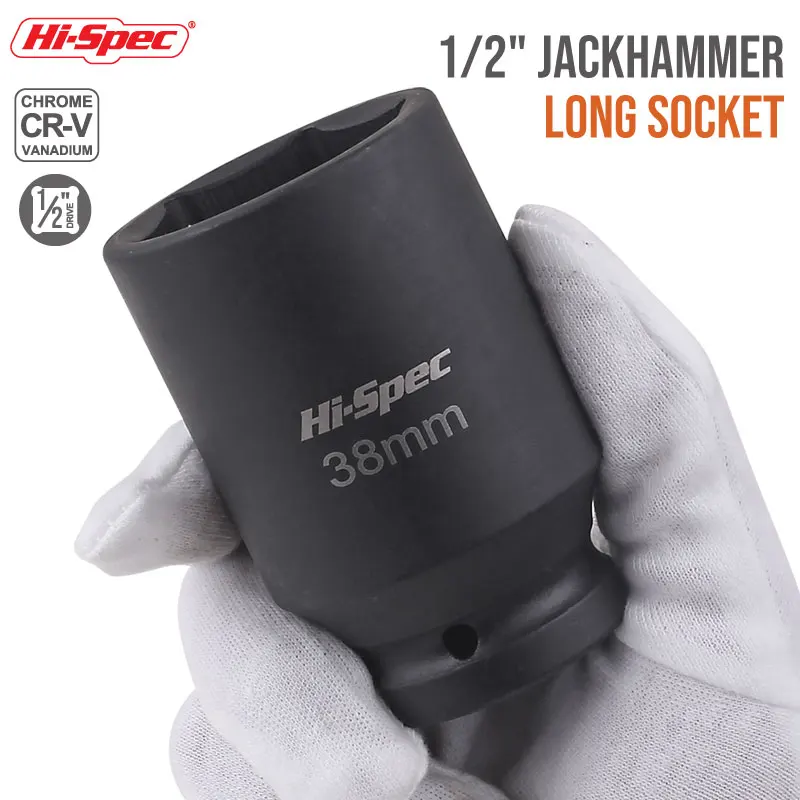 1pc Deep Impact Socket Lengthed Adapter Wrench Head Hexagon Electrical Wrench Socket 36mm 38mm 41mm 5