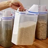 1.5/2kg Kitchen Supplies Food Storage Bucket Portable Moistureproof Storage Tank with Scale Cup Food Bucket Plastic Container 6
