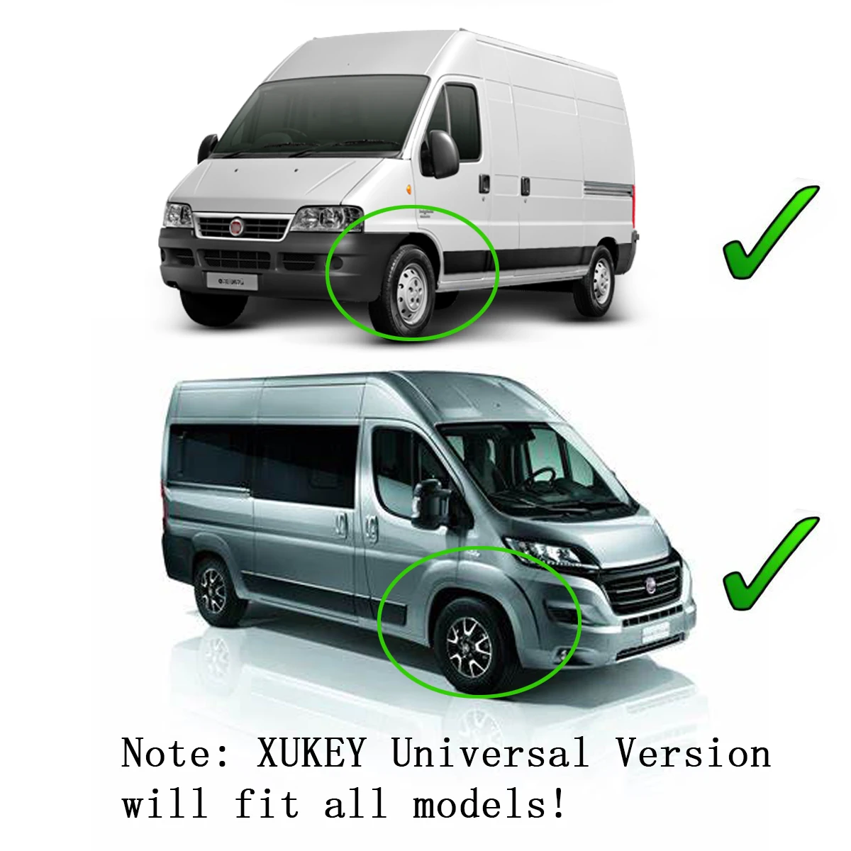 dsfik per Ford per Transit per Tourneo per Parafanghi Personalizzati
