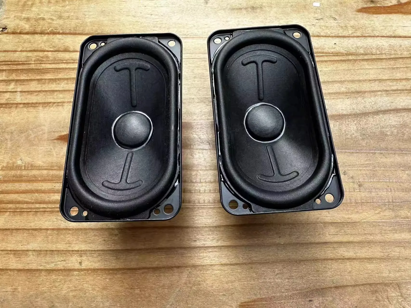 2PCS GHXAMP For Harman Premium DIY Bluetooth Midrange Speaker : 90x50mm Racetrack, Neodymium, 4 Ohm 15W