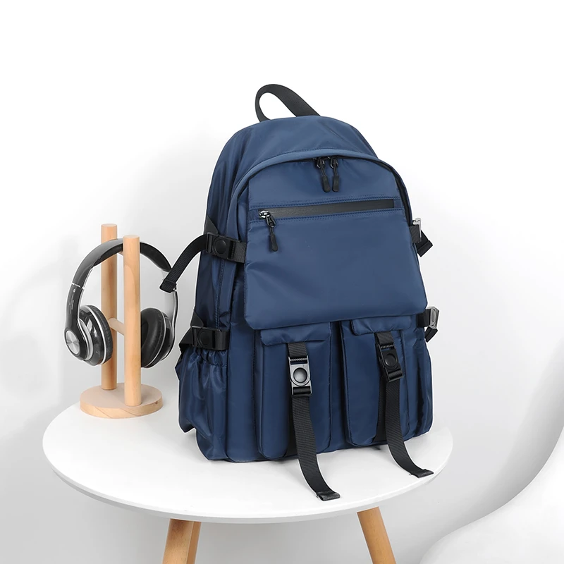 Toposhine Business Casual Men's Backpack Oxford Waterproof Outdoor Teens Sports Bag Simple Business Travel Package Leisure Bags
