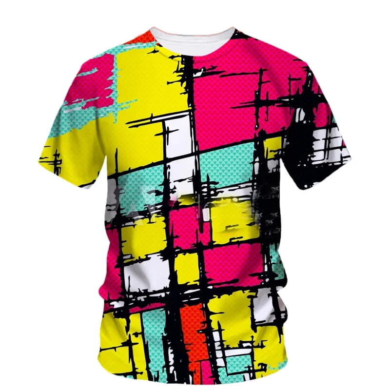

3D Printed Stylish Casual Men's T-shirt