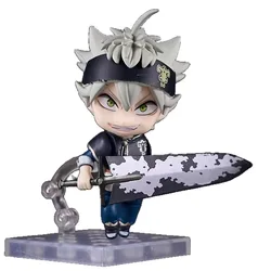Black Clover Asta Anime Action Figure: Replaceable Face Collection Statue Ornament Gift (2659)
