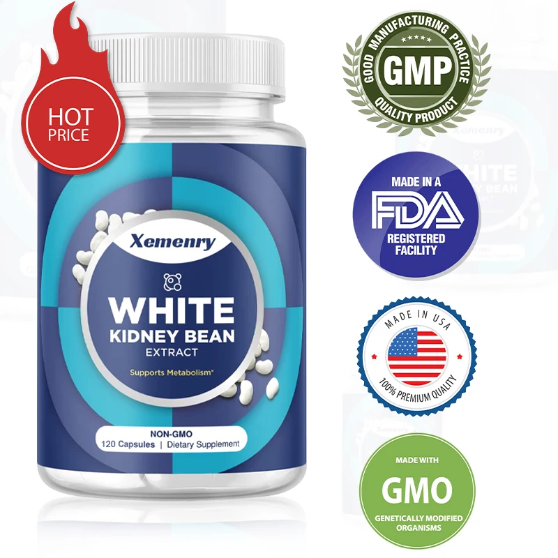

Natural White Kidney Bean Carbohydrate Supplement - Made in the USA