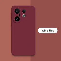 Luxury Candy Phone Cases - Soft Silicone Armor with Fashionable Camera Protection - Vivo X200 FE (Wine red)