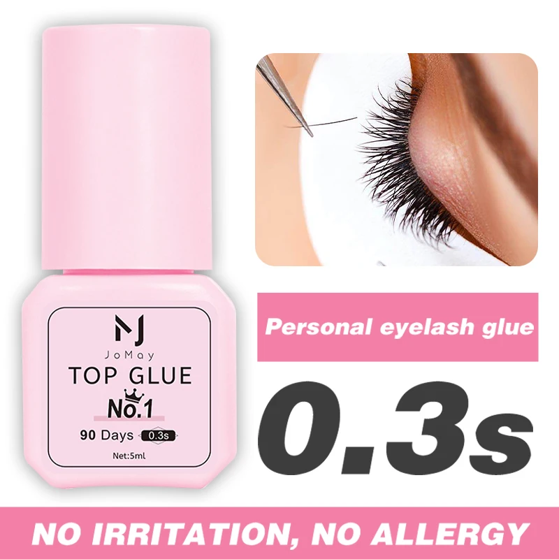Eyelash Extensions Glue 0.3S 70DAYS Retention Volume Lash Adhesive 5ml JOMAY eyelash glue