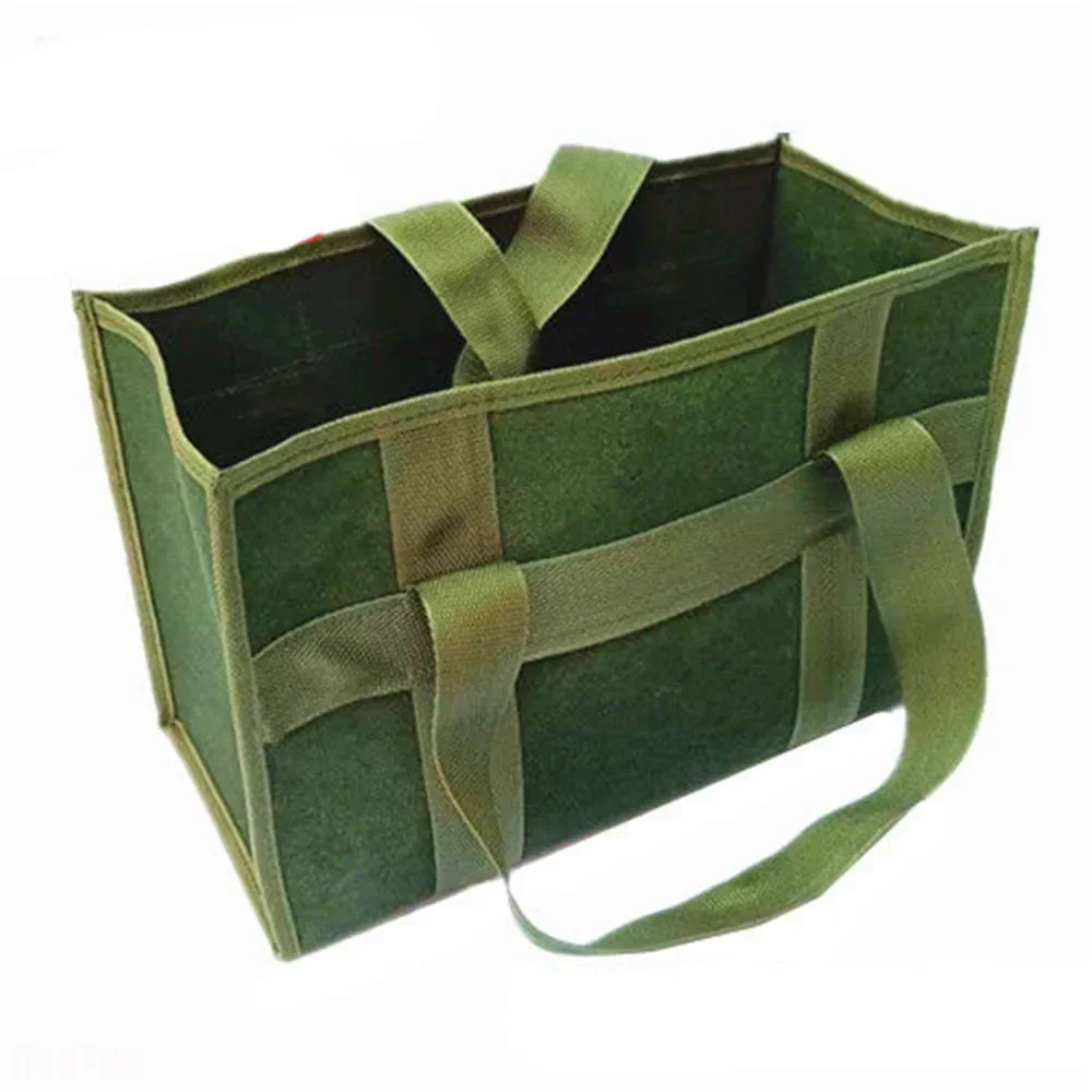 

New Type Simple Canvas Tool Bag Pouch High Strength Tool Storage Organizer for Electrician Tools Garden Moving Home Storage