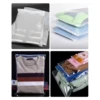 50pcs Packaging Bags Frosted Bag Zipper Plastic Bag Poly Bags Resealable Slider Closure Storage Bag Pouch for T Shirts Clothes 3