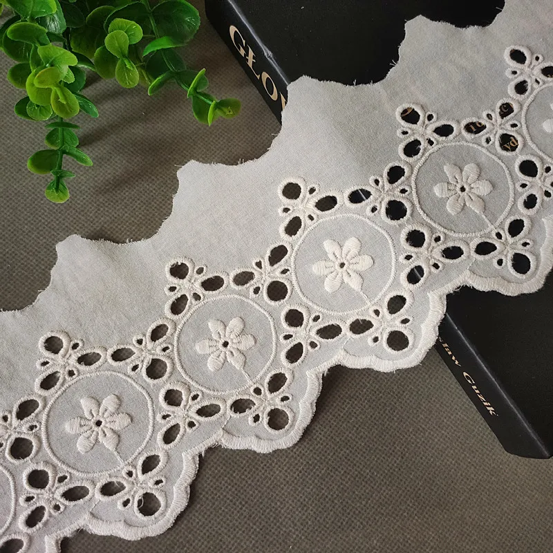Pure Cotton Lace Fabric for DIY Sewing, Beige, Soft, Baby Clothing Accessories, 10Yards/Lot, Width 9.5cm, RS4846 - AliExpress 15