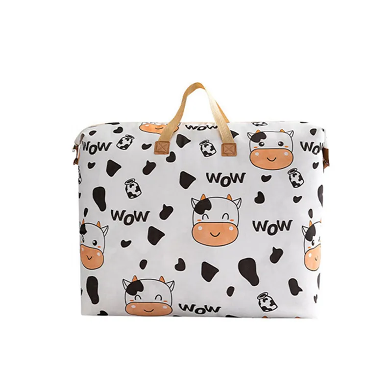 Waterproof Quilt Blanket Storage Bag Big Cute Capacity Moisture Dust Proof Cabinet Wardrobe Organizer Clothes Cover Bedding Box