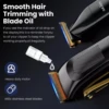 SEJOY 2 Pcs/set Hair Clippers Men Trimmer Kit for Barber Mens Beard Haircut Set Professional Hair Cutting Barber Machines 5